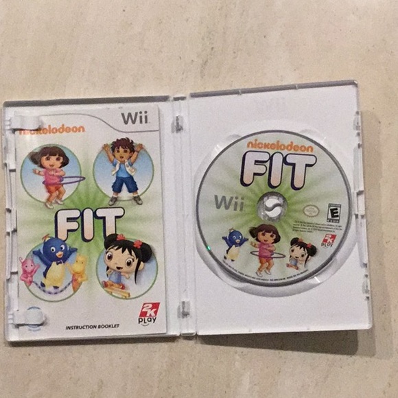 Nickelodeon Fit Nintendo Wii Game For Kids Exercise Workout Complete Fitness - Picture 5 of 8
